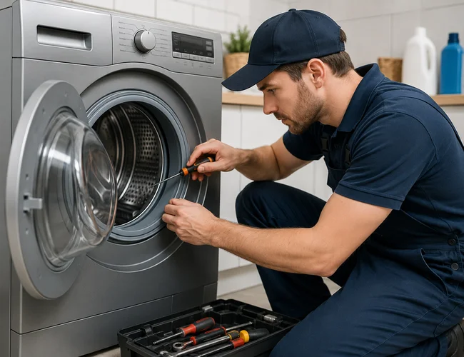washing machine service kuwait banner.